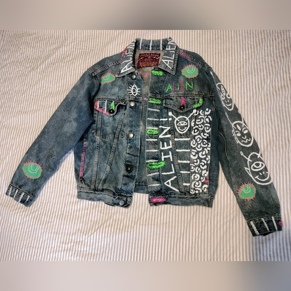 "Alien" Denim Jacket - image 3
